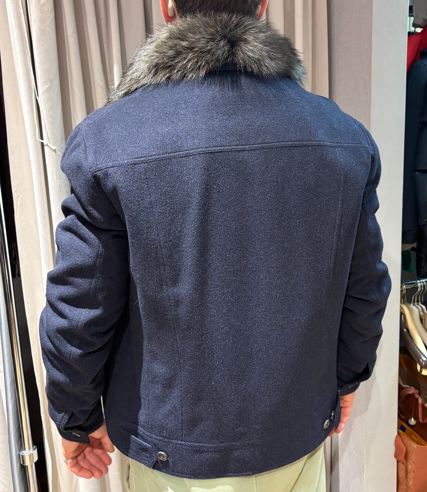 Cortigiani Jacke Cashmere Pelz